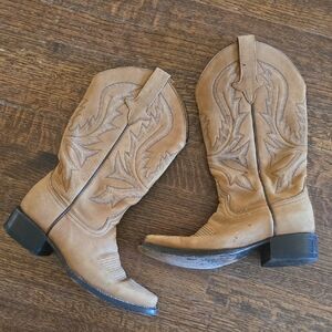 Don Cuco's Boots Tan Beige Western Boots